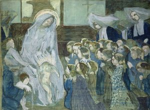 Schizzo della Vergine a scuola, 1903